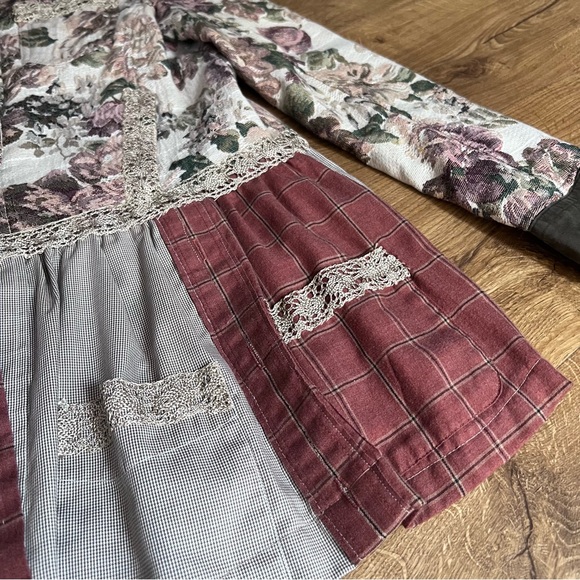 Hand Crafted Floral Patchwork Jacket – One of a Kind - Picture 2 of 13